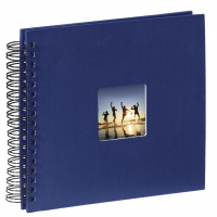 Hama album klasické spirálové FINE ART 28x24 cm, 50 stran, modré