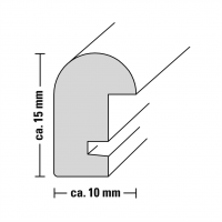 Hama rámeček dřevěný PHOENIX, bílý, 30x45 cm