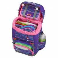 Školní batoh pro prvňáčky – 5dílný set, Step by Step GRADE Delfíni, AGR