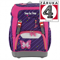 Školní batoh Step by Step GRADE Shiny Butterfly, AGR certifikát