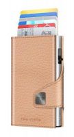 Wallet Click & Slide - leather Pebble Nude