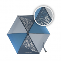 Dětský skládací deštník s magickým efektem, modrý Step by Step, OLD