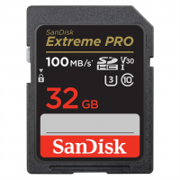 SanDisk Extreme PRO 32GB SDHC Memory Card 100MB/s and 90MB/s, UHS-I, Class 10, U3, V30