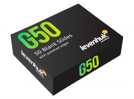 Čistá sklíčka Levenhuk G50, 50 ks