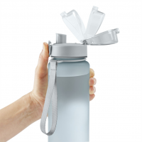 Xavax To Go, sportovní lahev, 1 l, otvírání jednou rukou, pro sycené nápoje, poutko