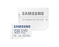 Paměťová karta Samsung micro SDXC EVO Plus 128GB + SD adaptér