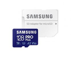 Paměťová karta Samsung micro SDXC PRO Plus 128GB + SD adaptér