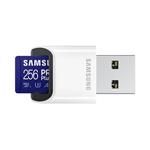 Paměťová karta Samsung micro SDXC PRO Plus 256GB + USB adaptér