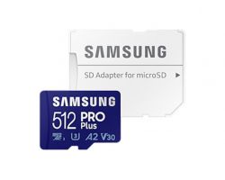 Paměťová karta Samsung micro SDXC PRO Plus 512GB + SD adaptér