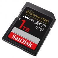SanDisk Extreme PRO 1TB SDXC Memory Card 200MB/s and 140MB/s, UHS-I, Class 10, U3, V30