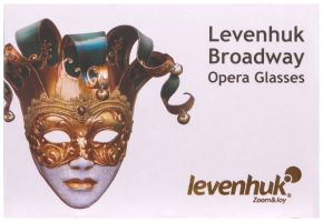 Divadelní kukátko Levenhuk Broadway 325F (s LED svítilnou a řetízkem) Stříbrný