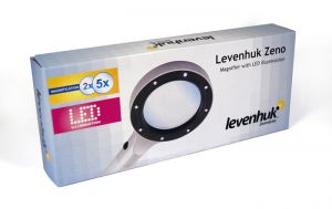 Lupa Levenhuk Zeno 400 s LED osvětlením, 2/4x, 88/21 mm, kov