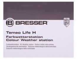 Meteostanice Bresser Temeo Life H s barevným displejem, černá
