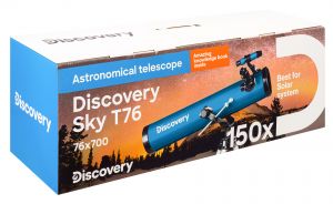 Hvězdářský dalekohled Levenhuk Discovery Sky T76 s knížkou