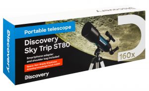 Hvězdářský dalekohled Levenhuk Discovery Sky Trip ST80 s knížkou