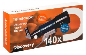 Hvězdářský dalekohled Levenhuk Discovery Spark 703 AZ s knížkou