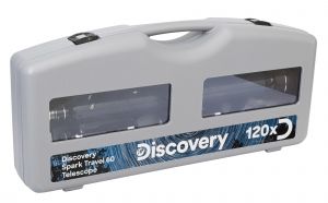 Hvězdářský dalekohled Levenhuk Discovery Spark Travel 60 s knížkou