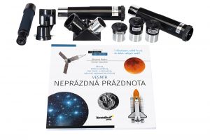 Hvězdářský dalekohled Levenhuk Discovery Spark Travel 60 s knížkou