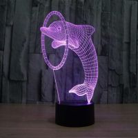 3D lampa Dolphin MYWAY