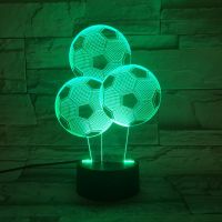 3D lampa Soccer MYWAY