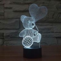 3D lampa Teddy Bear MYWAY