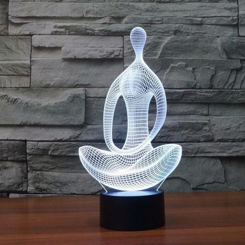 3D lampa Yoga Meditation MYWAY