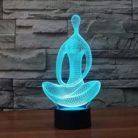 3D lampa Yoga Meditation MYWAY