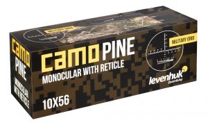 Monokulární dalekohled se zaměřovačem Levenhuk Camo 10x56 Pine