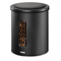 Xavax Barista dóza na 500 g zrnkové kávy nebo 700 g mleté kávy, vzduchotěsná, matná černá