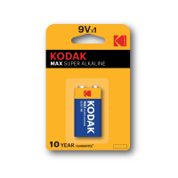 Kodak baterie MAX alkalická, 9 V, blistr