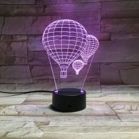 3D lampa Hot-Air Balloon