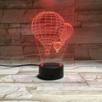 3D lampa Hot-Air Balloon MYWAY