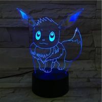 3D lampa Pikachu