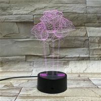 3D lampa Rose