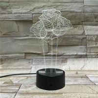 3D lampa Rose