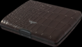 Papers & Cards RAY - leather Croco Brown TRU VIRTU