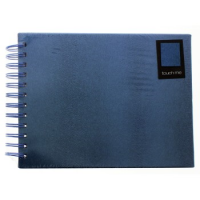 Hama album klasické spirálové TANGO 24x17 cm, 50 stran, modré, bílé listy