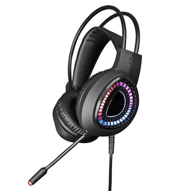 Omega VARR RGB herní sluchátka s mikrofonem USB černé VH8010 Platinet