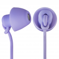 Thomson sluchátka s mikrofonem EAR3008 Piccolino, mini špunty, fialová