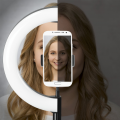 Hama SpotLight FoldUp 102, kruhové LED světlo 10,2" pro smartphone, s Bluetooth spouští, skládací